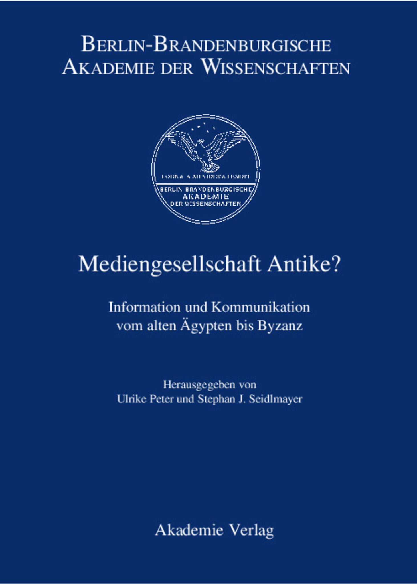 Mediengesellschaft Antike?